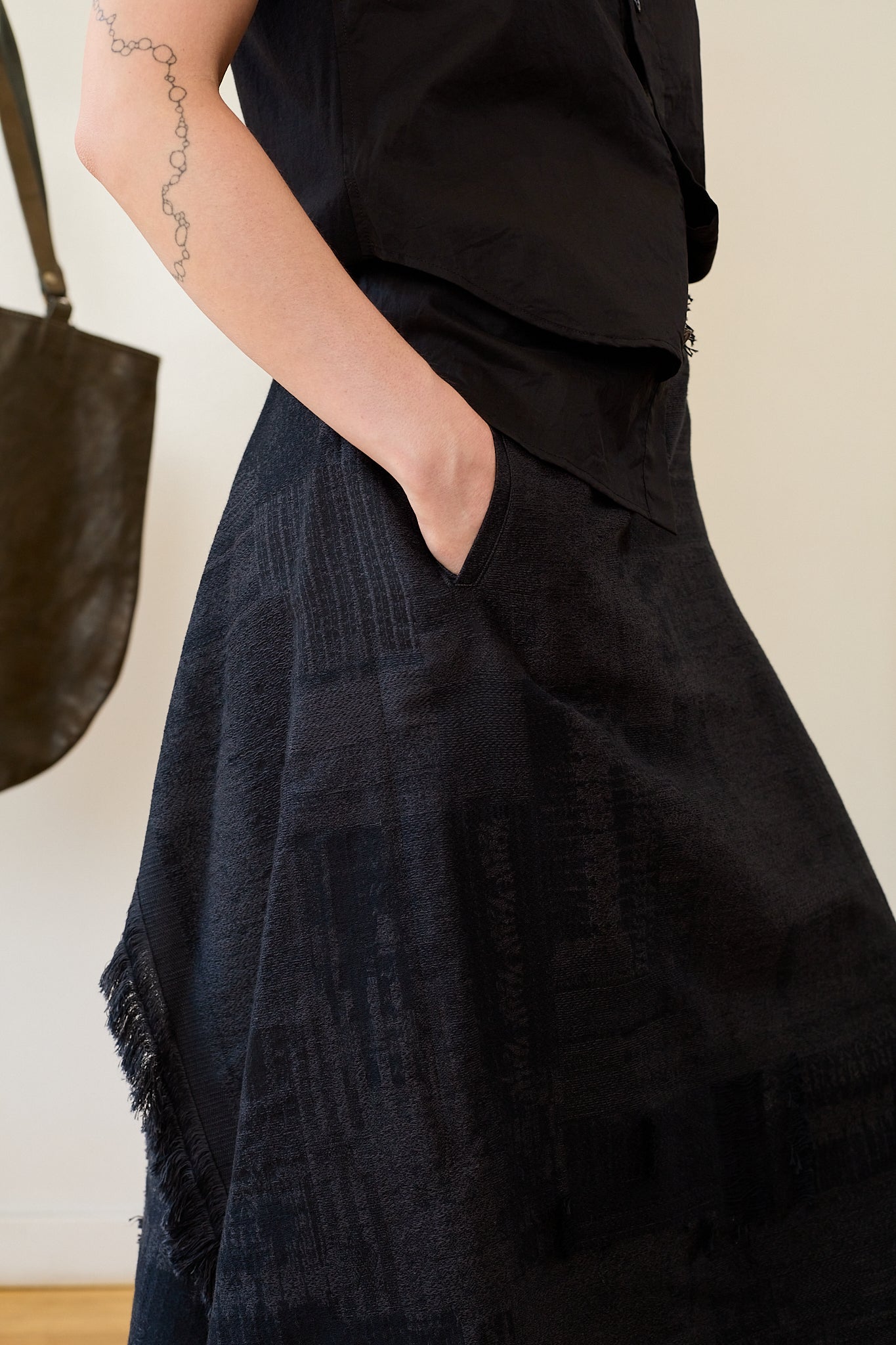 Wrap Flare Skirt