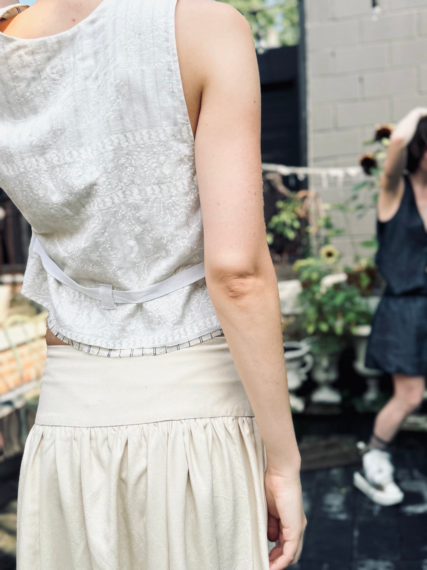 Cream Vest