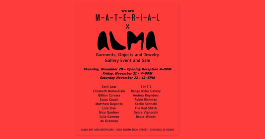 Three day POPUP at Alma Gallery