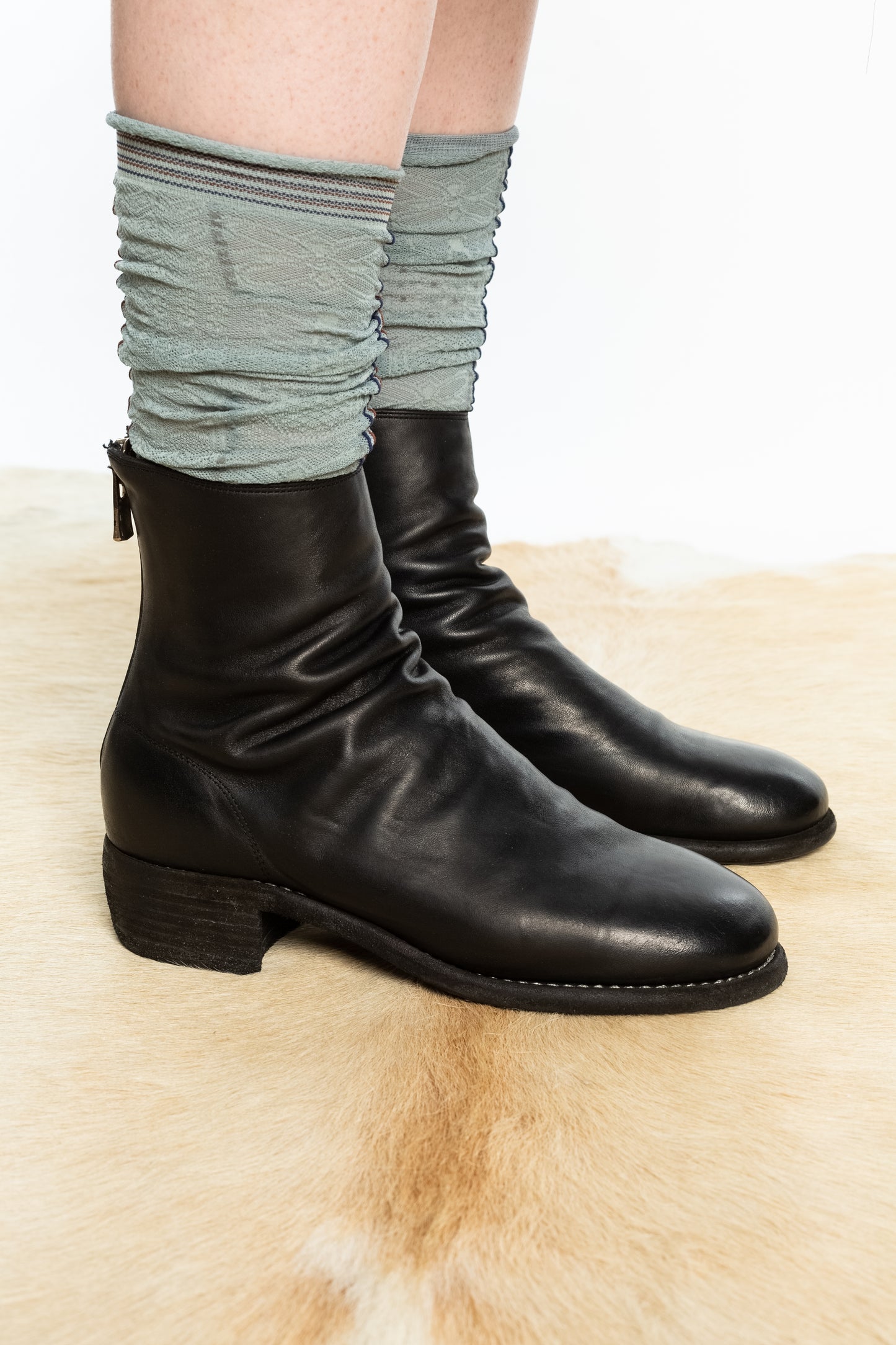 796 Back Zip Boot