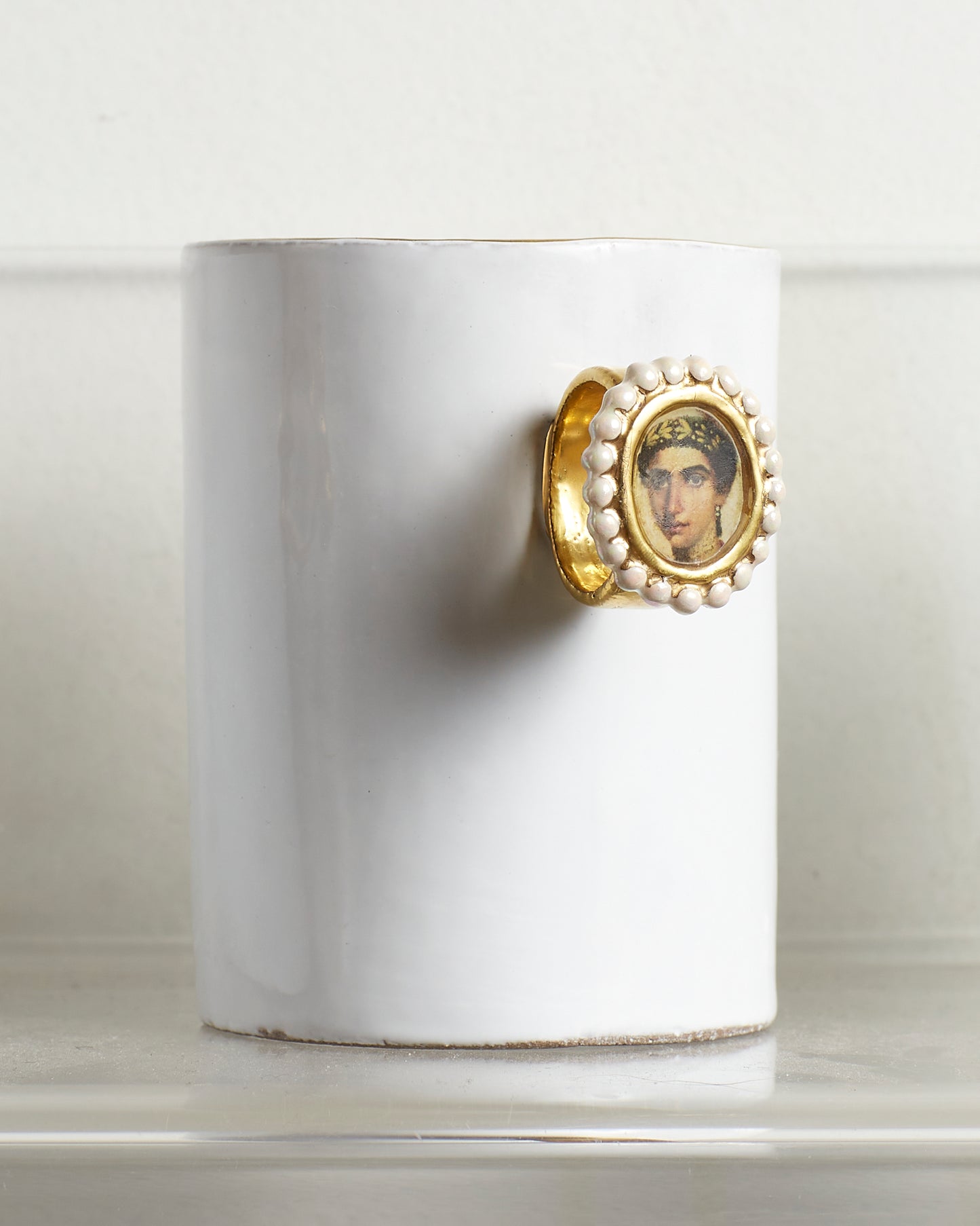 Ring Cup - Serena Fayum Lady Portrait