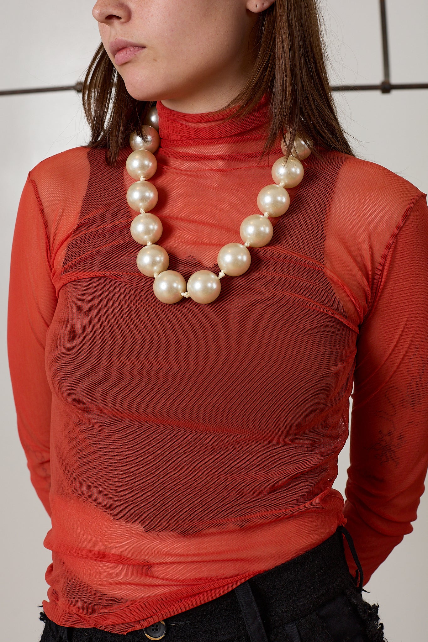 Oversized Pearl Necklace