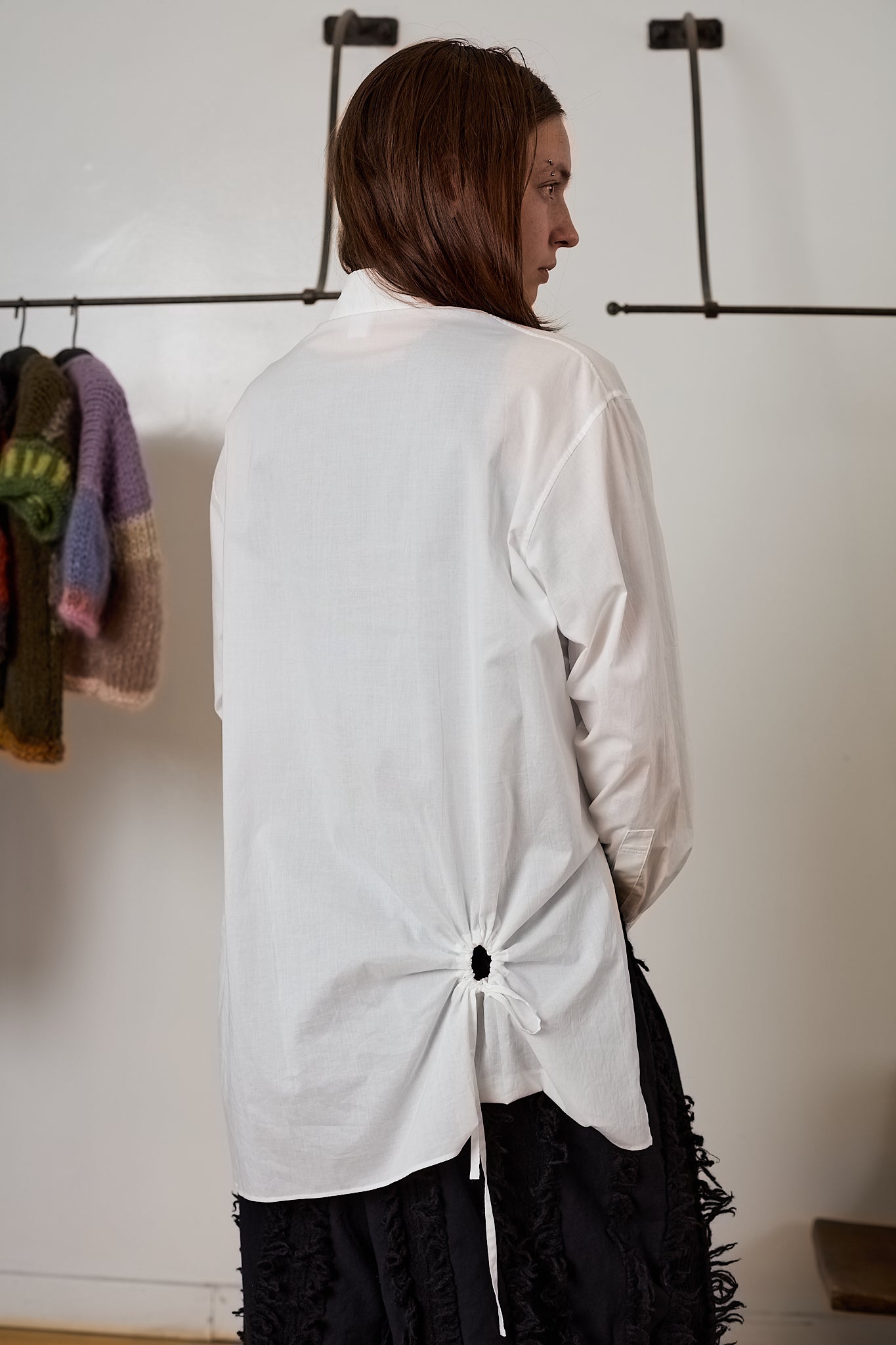 Circle Gathered Shirt