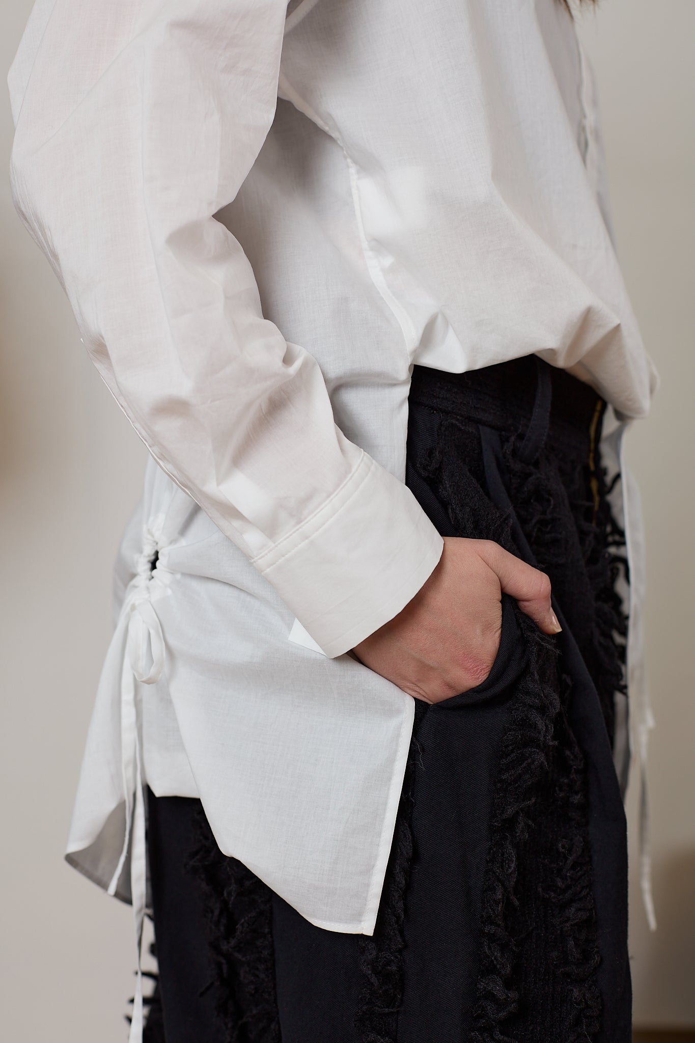 Circle Gathered Shirt