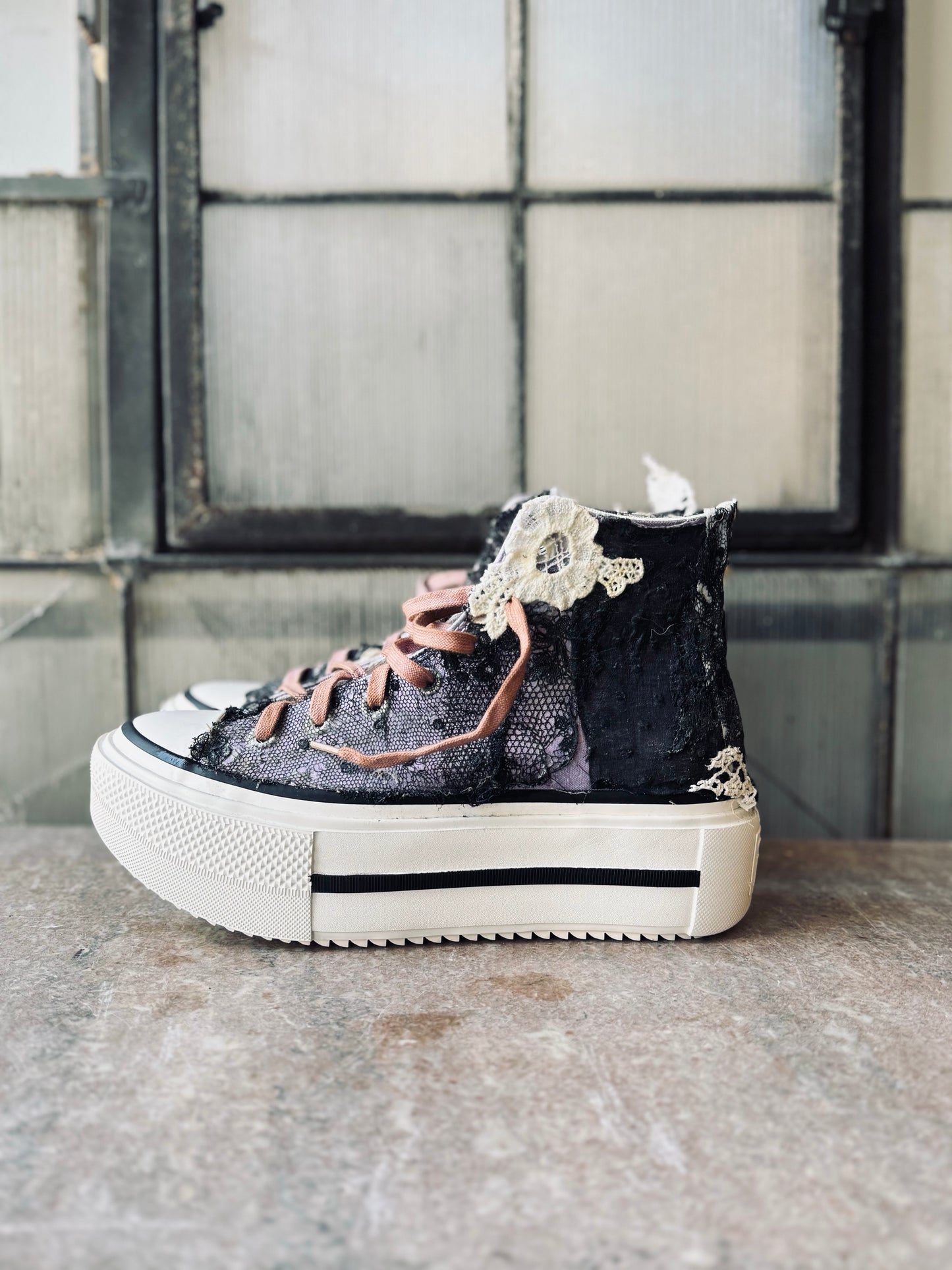 Latex Gym Shoe (Platform Sole)