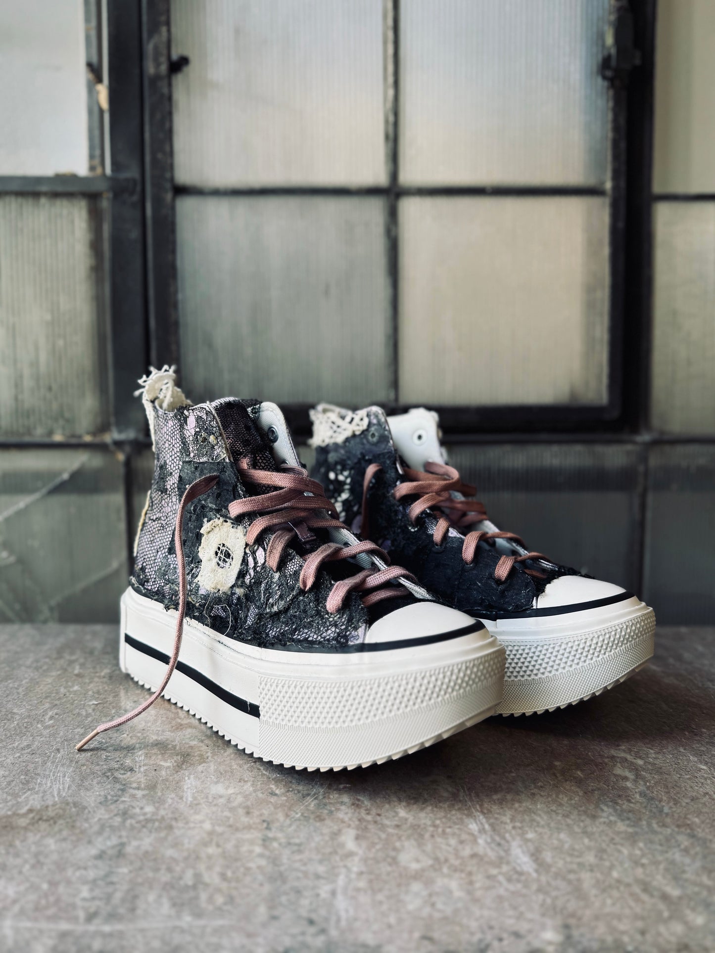 Latex Gym Shoe (Platform Sole)