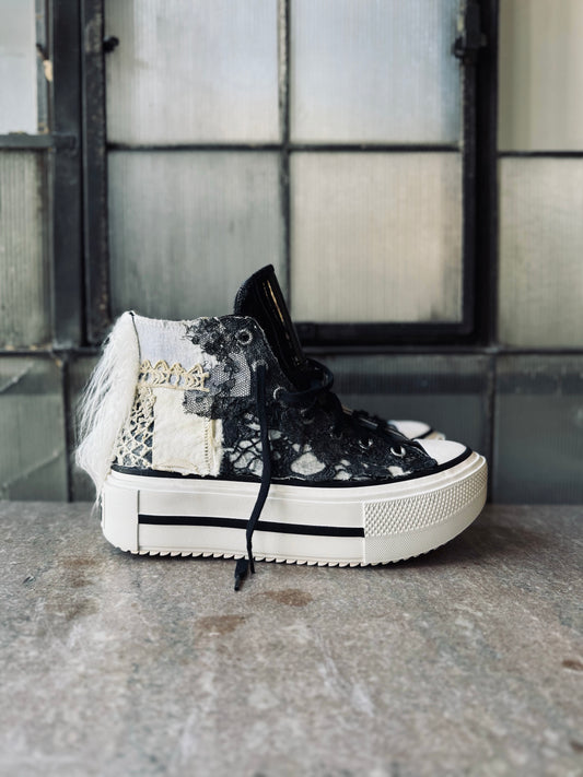Latex Gym Shoe (Platform Sole)