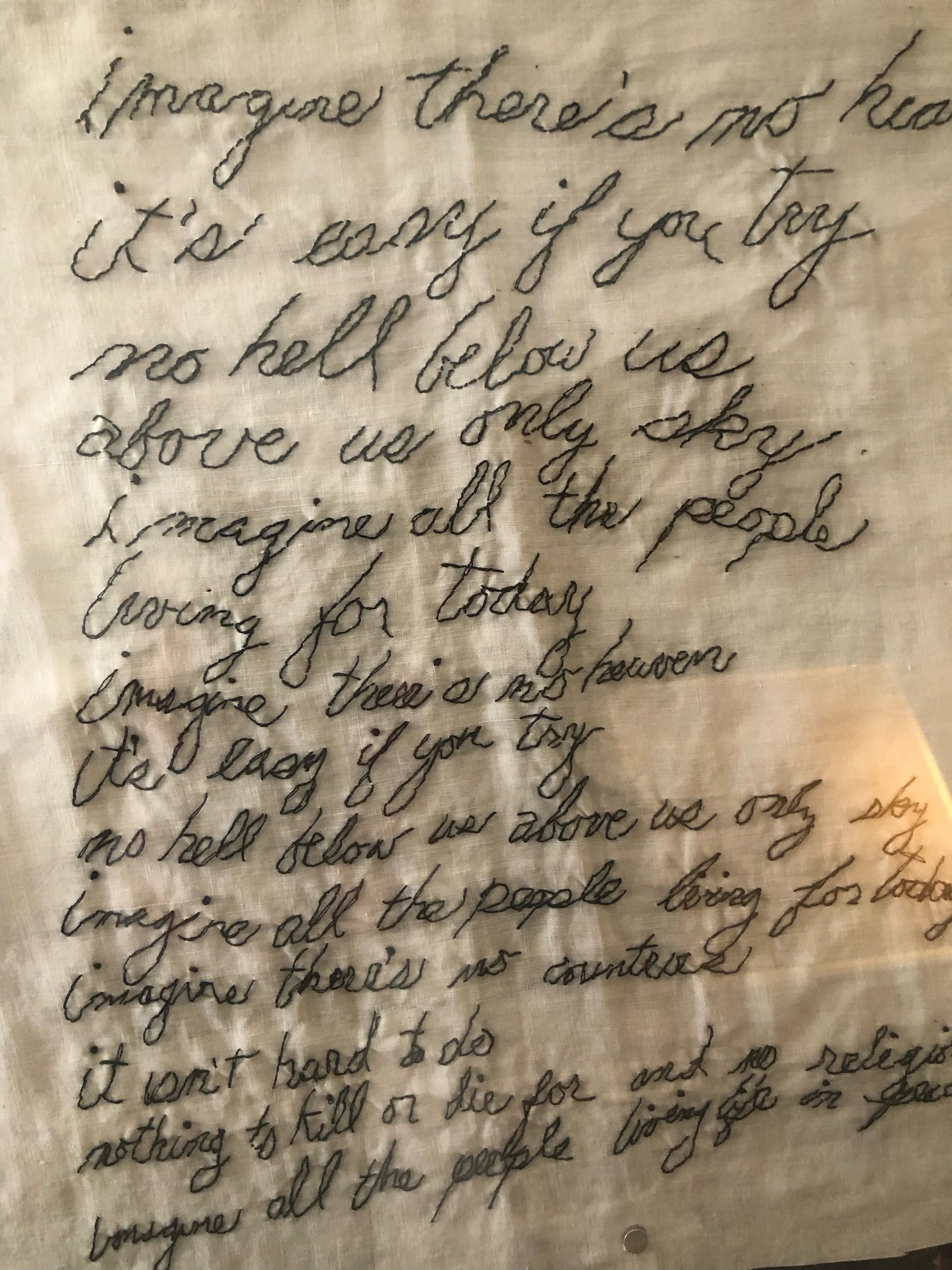 Embroidery Stitch Book Class