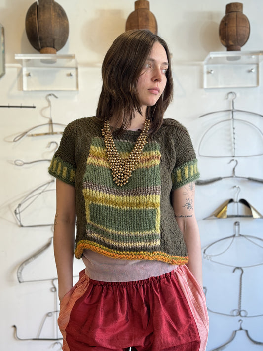 Hand-knit Rothko Sweater