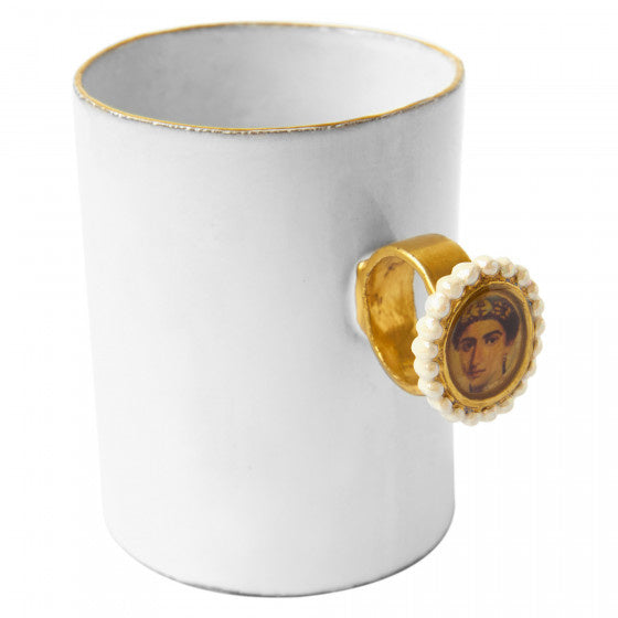 Ring Cup - Serena Fayum Lady Portrait